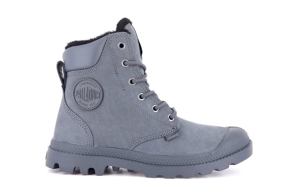 Botas Palladium PAMPA SPORT CUFF WPS Hombre Gris Oscuro | Costa Rica-34079